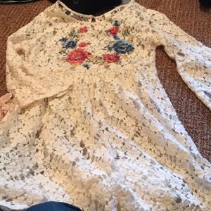Lacey tunic